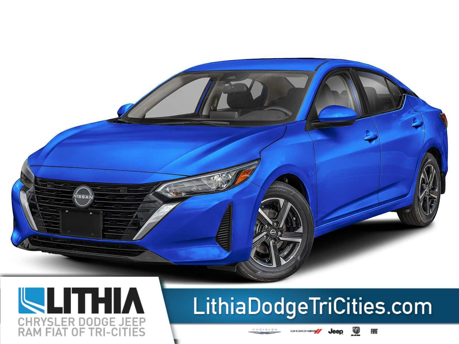 Electric Blue Metallic 2024 Nissan Sentra Sedan Front-Wheel Drive Continuously Variable Transmission