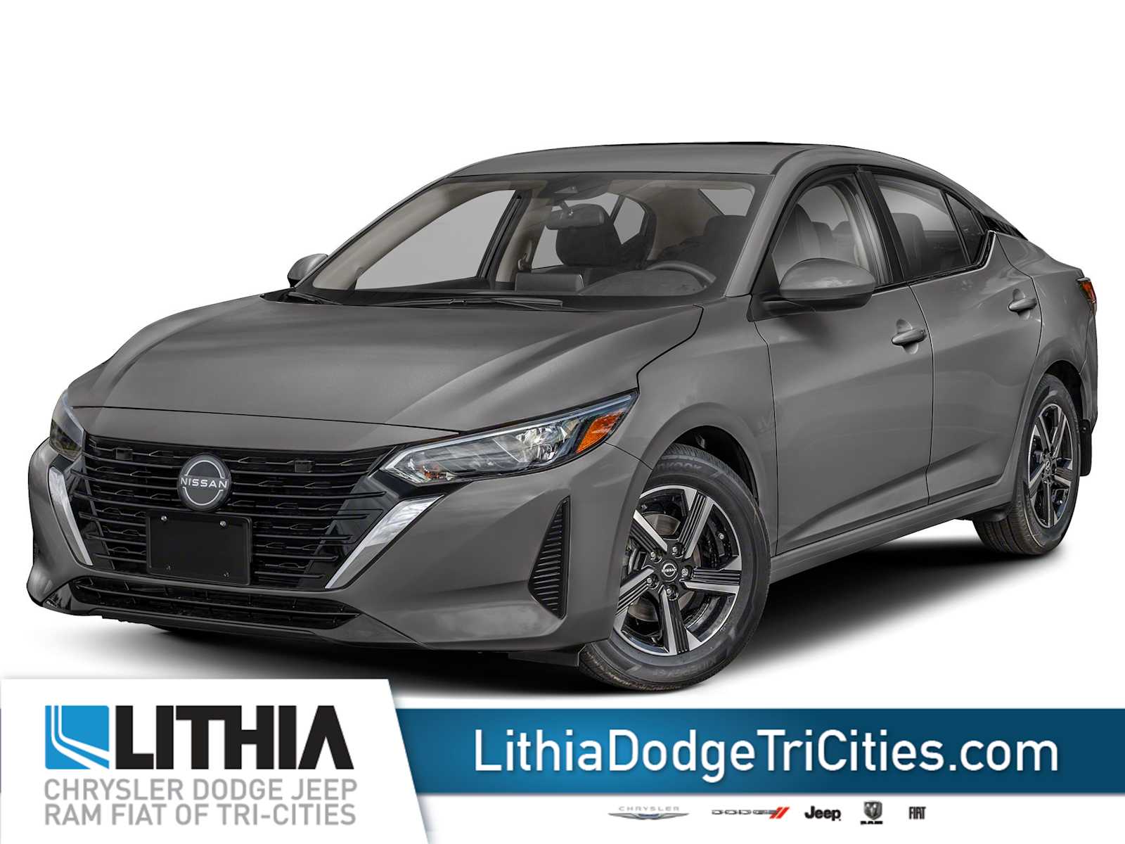 Gray (Gun Metallic) 2024 Nissan Sentra Sedan Front-Wheel Drive Continuously Variable Transmission