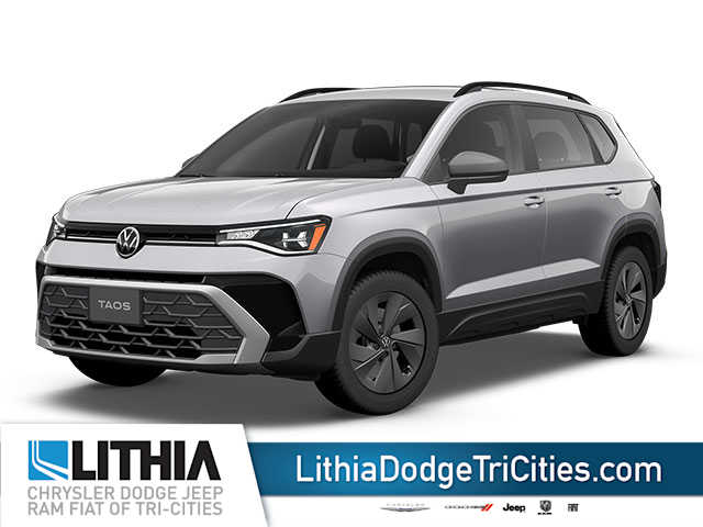 Silver 2025 Volkswagen Taos S 4Motion SUV / Crossover All-Wheel Drive Automatic