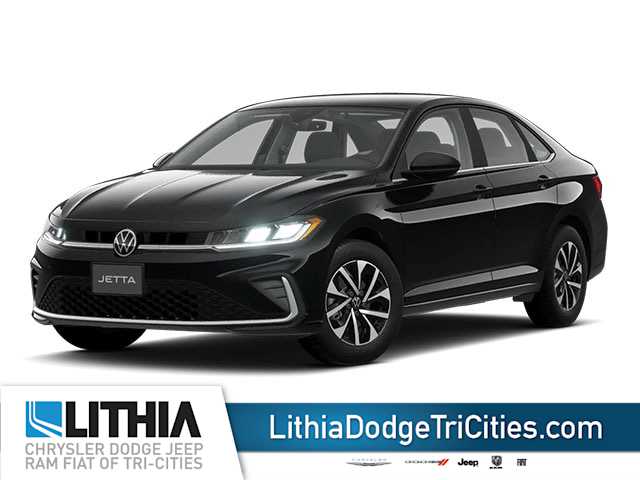 Black 2025 Volkswagen Jetta Sedan Front-Wheel Drive 8-Speed Automatic
