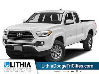 Super White 2017 Toyota Tacoma SR5 V6 Access Cab RWD Pickup Truck 4X2 6-Speed Automatic