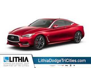 Majestic White 2018 INFINITI Q60 Red Sport 400 Coupe AWD Coupe All-Wheel Drive 7-Speed Automatic