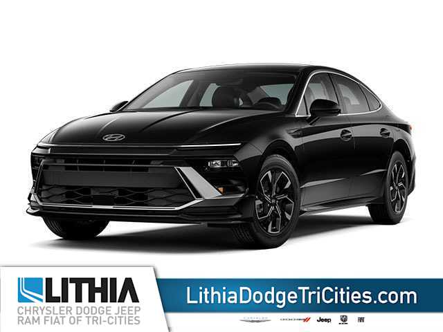 Onyx Black 2024 Hyundai Sonata SEL FWD Sedan Front-Wheel Drive Automatic