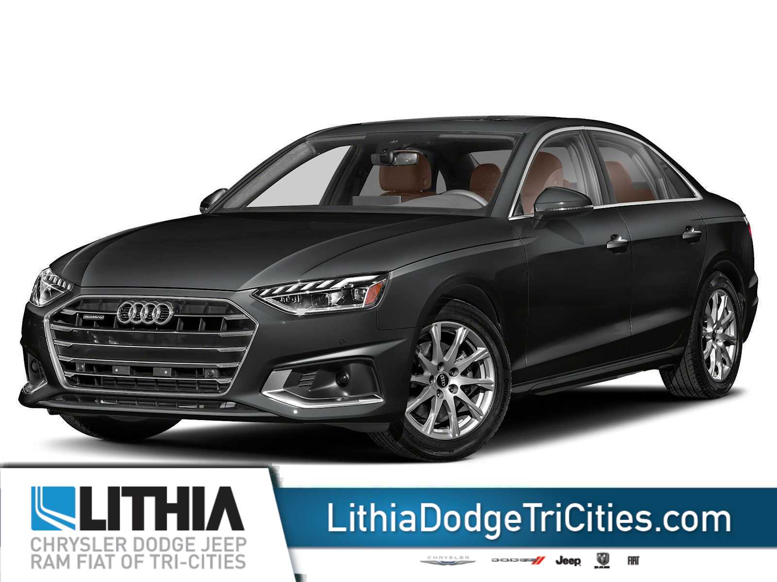 Black 2024 Audi A4 Sedan All-Wheel Drive 7-Speed Automatic