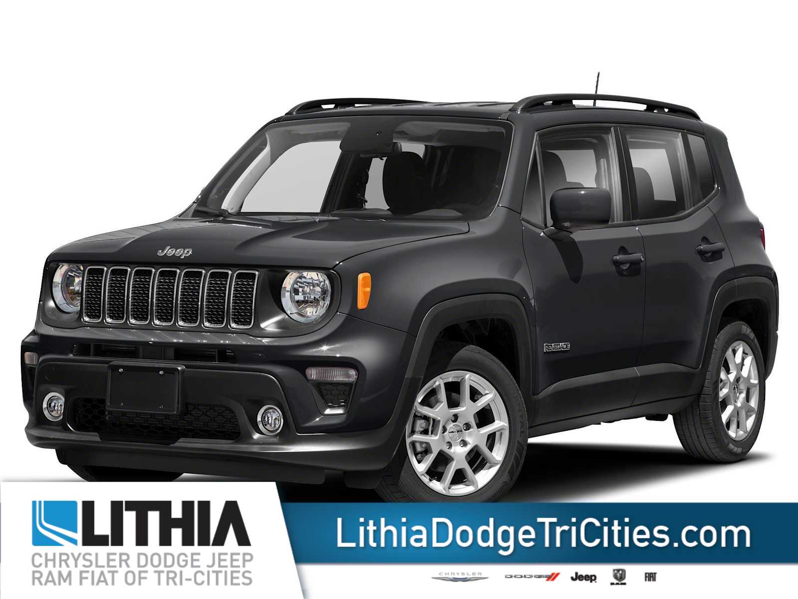 Sting-Gray Clearcoat 2021 Jeep Renegade SUV / Crossover Four-Wheel Drive 9-Speed Automatic