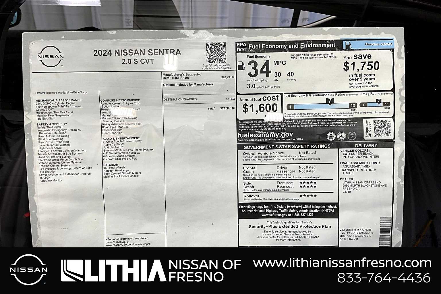 2024 Nissan Sentra S 40