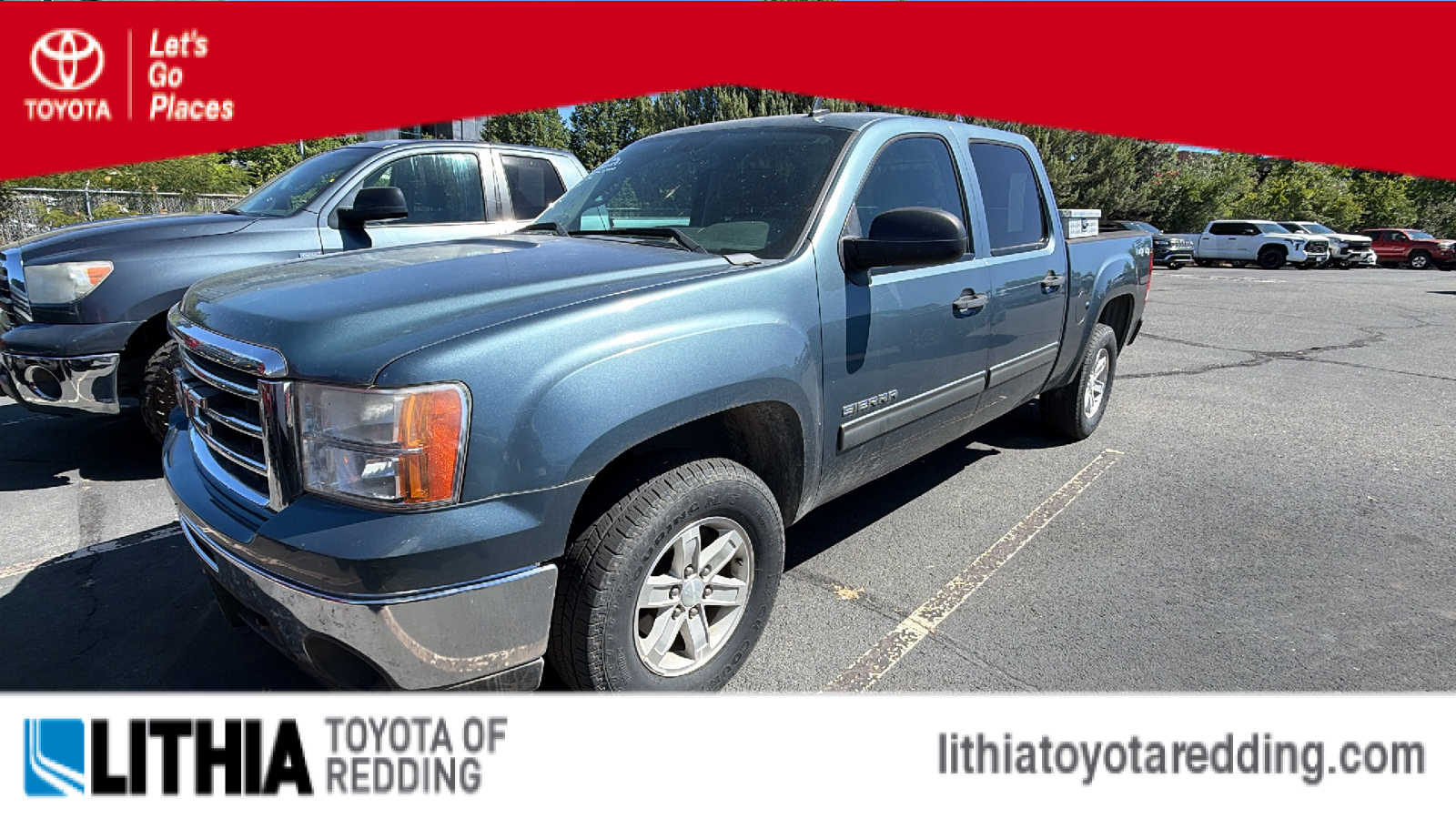 Stealth Gray Metallic 2013 GMC Sierra 1500 Pickup Truck Four-Wheel Drive 6-Speed Automatic