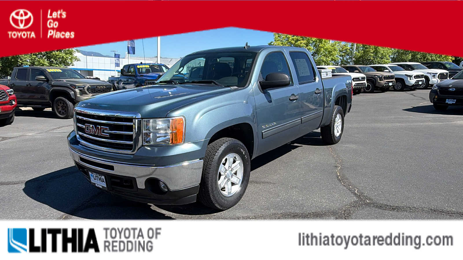 Stealth Gray Metallic 2013 GMC Sierra 1500 Pickup Truck Four-Wheel Drive 6-Speed Automatic