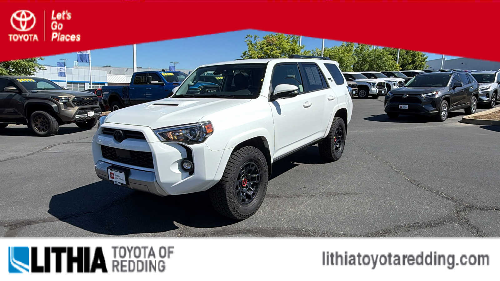 White 2022 Toyota 4Runner SUV / Crossover Four-Wheel Drive 5-Speed Automatic