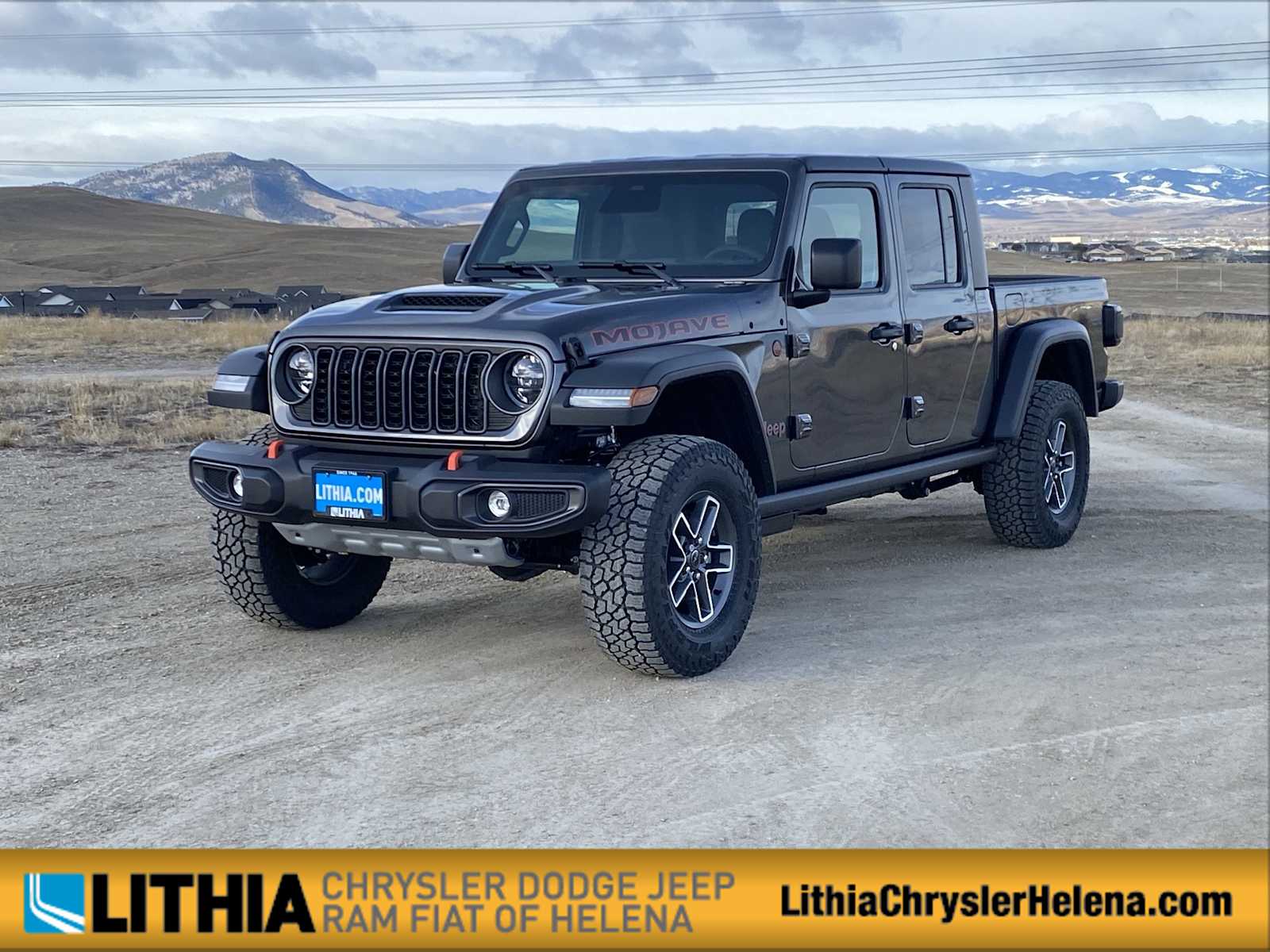 Gray (Granite Crystal Metallic Clearcoat) 2026 Jeep Gladiator Mojave Crew Cab 4WD Pickup Truck Four-Wheel Drive 8-Speed Automatic