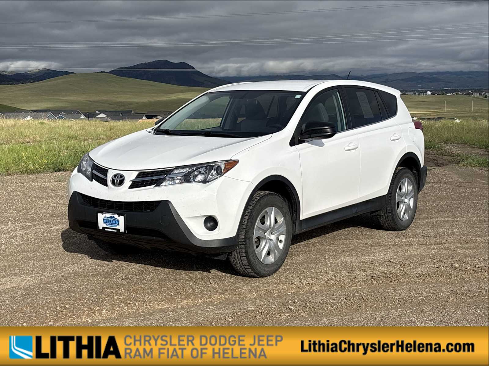 Super White 2013 Toyota RAV4 LE AWD SUV / Crossover All-Wheel Drive 6-Speed Automatic