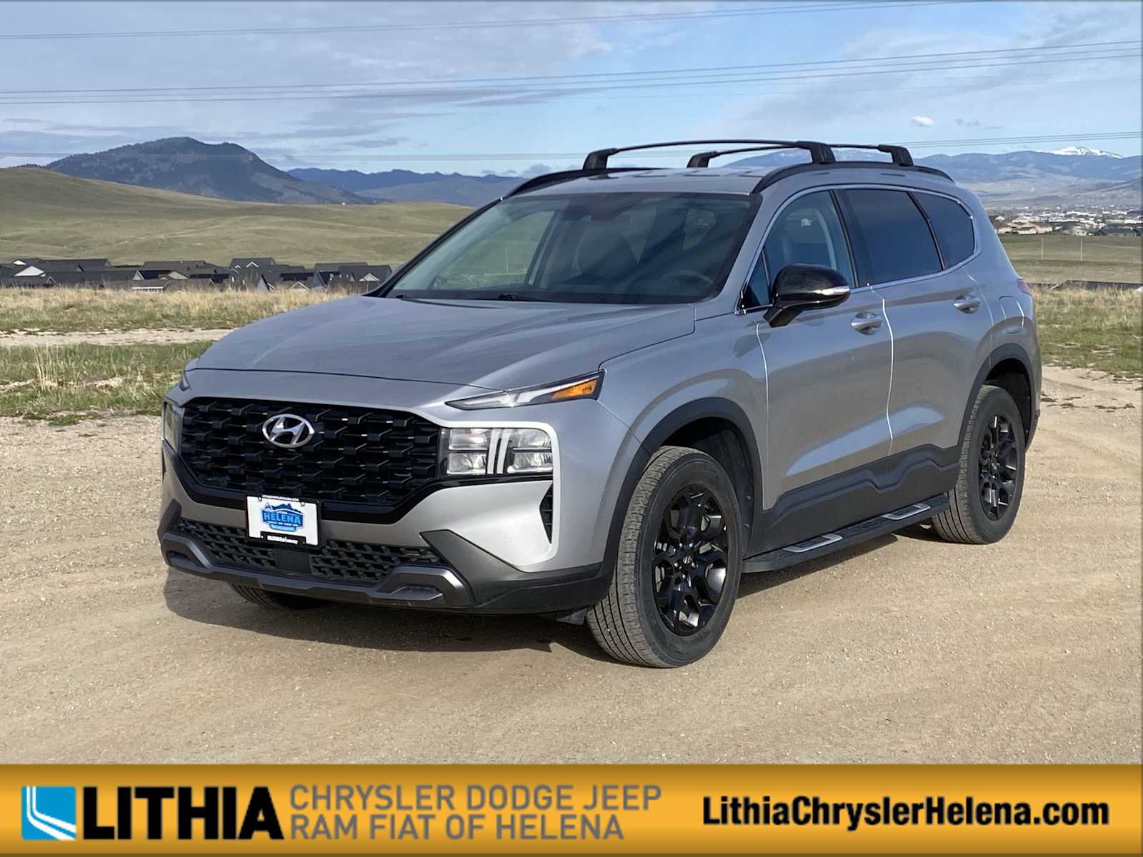 Shimmering Silver 2023 Hyundai Santa Fe SUV / Crossover All-Wheel Drive 8-Speed Automatic