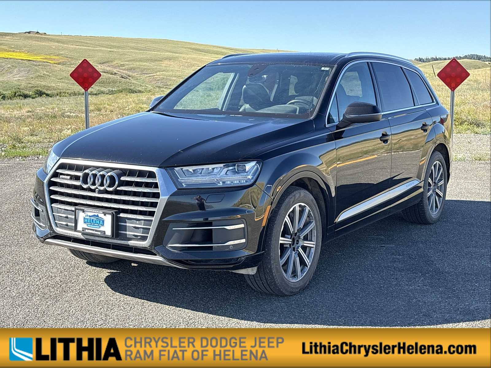 Blue 2018 Audi Q7 SUV / Crossover  Automatic