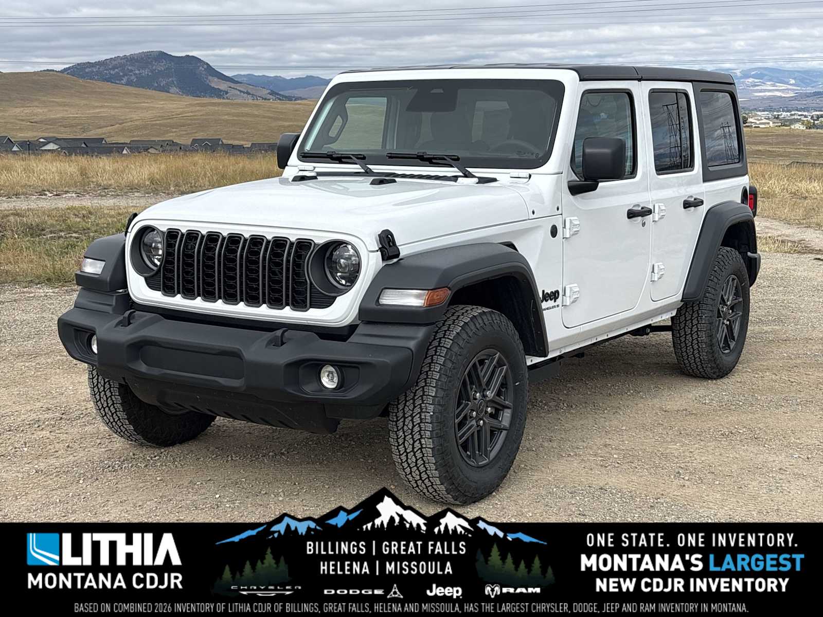 Bright White Clearcoat 2026 Jeep Wrangler SUV / Crossover Four-Wheel Drive 8-Speed Automatic