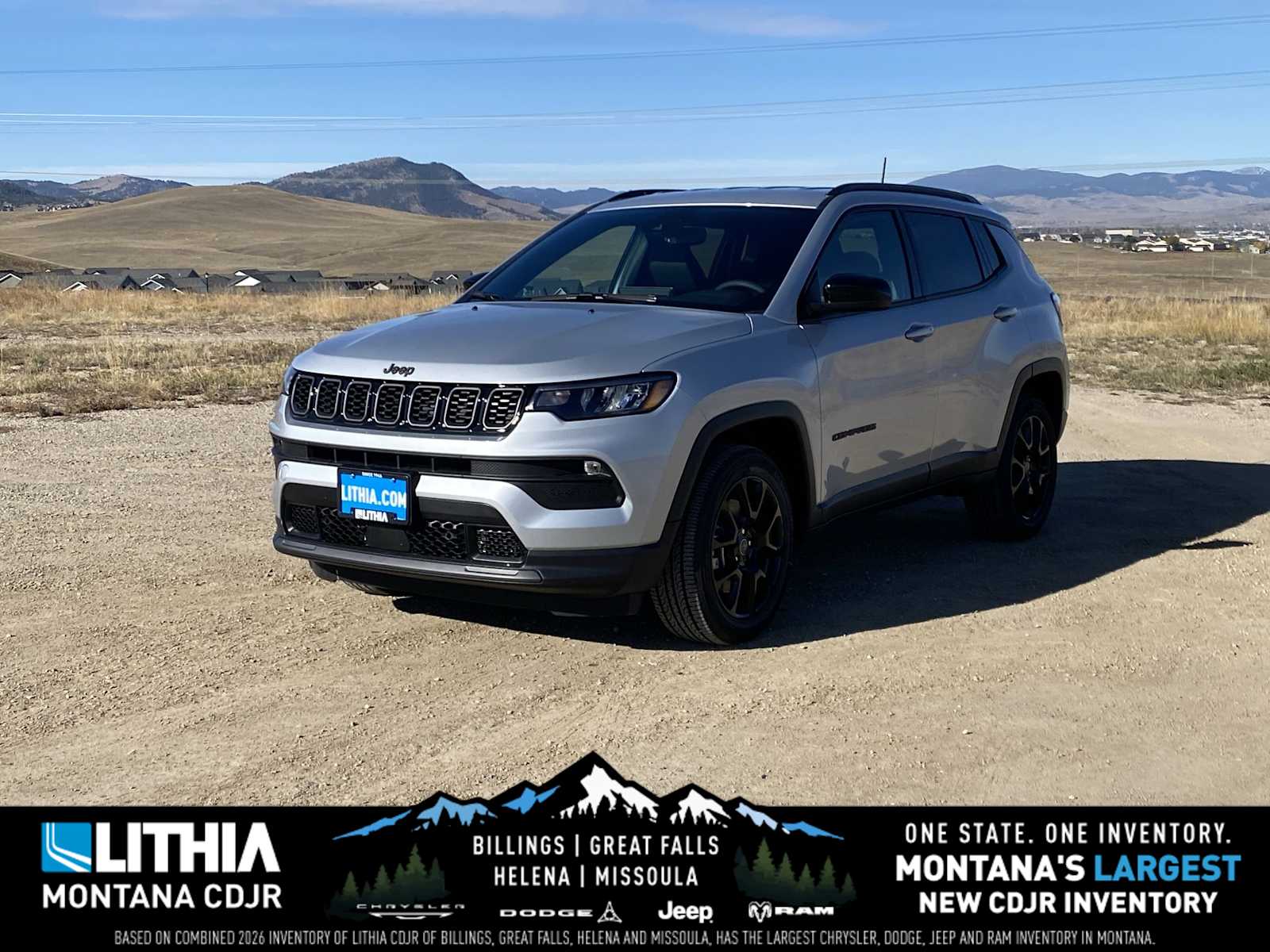Silver Zynith Metallic Clearcoat 2026 Jeep Compass SUV / Crossover Four-Wheel Drive 8-Speed Automatic