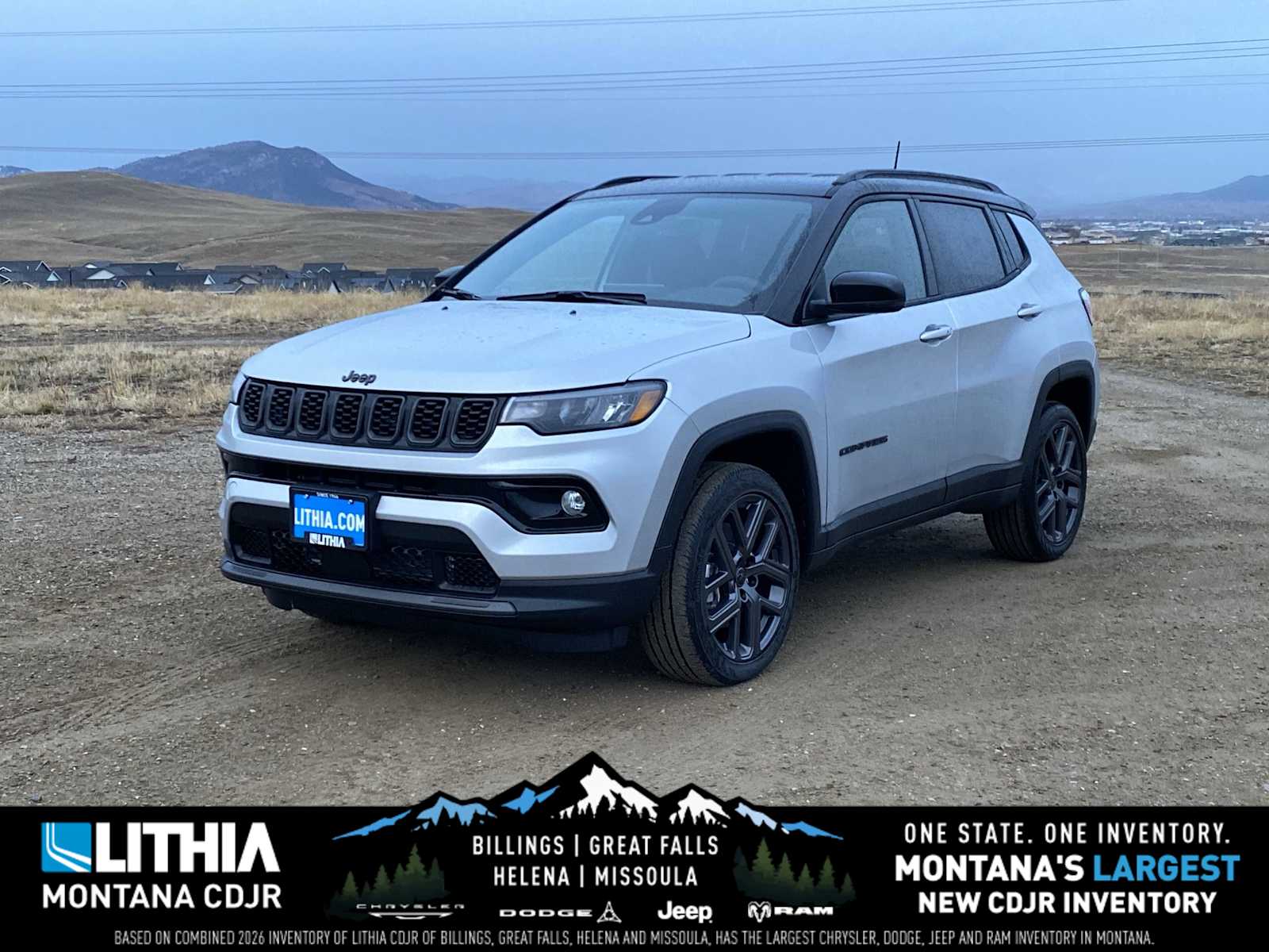 Silver Zynith Metallic Clearcoat 2026 Jeep Compass SUV / Crossover Four-Wheel Drive 8-Speed Automatic