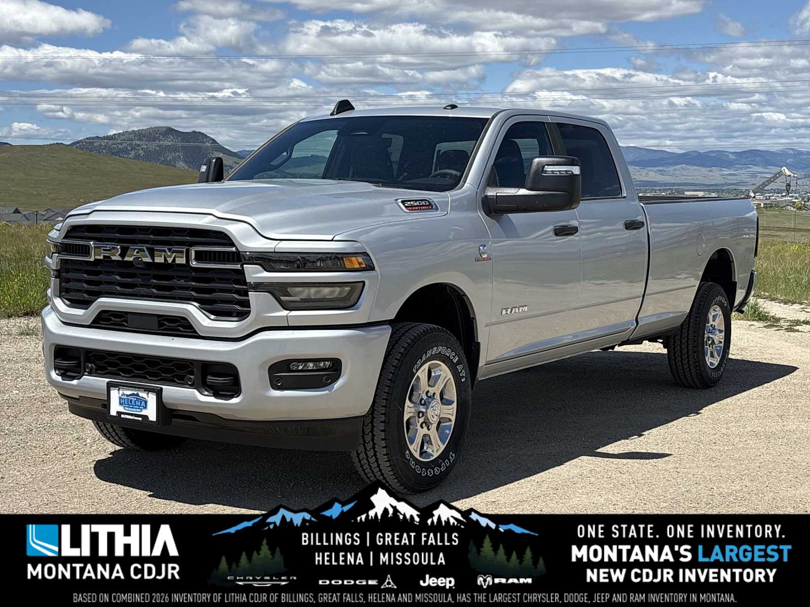 Silver Zynith 2026 RAM 2500 Pickup Truck Four-Wheel Drive 8-Speed Automatic