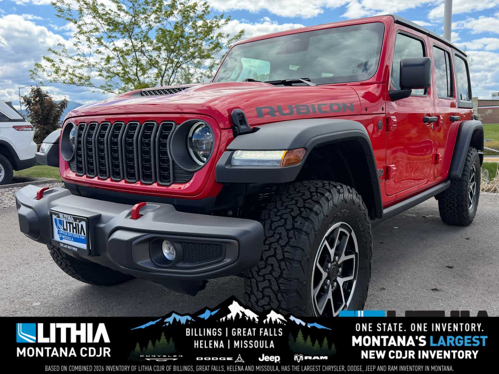 Firecracker Red Clearcoat 2026 Jeep Wrangler SUV / Crossover Four-Wheel Drive 8-Speed Automatic