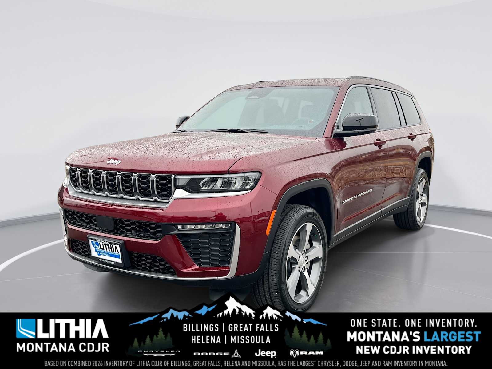 Velvet Red Pearlcoat 2026 Jeep Grand Cherokee L SUV / Crossover Four-Wheel Drive 8-Speed Automatic