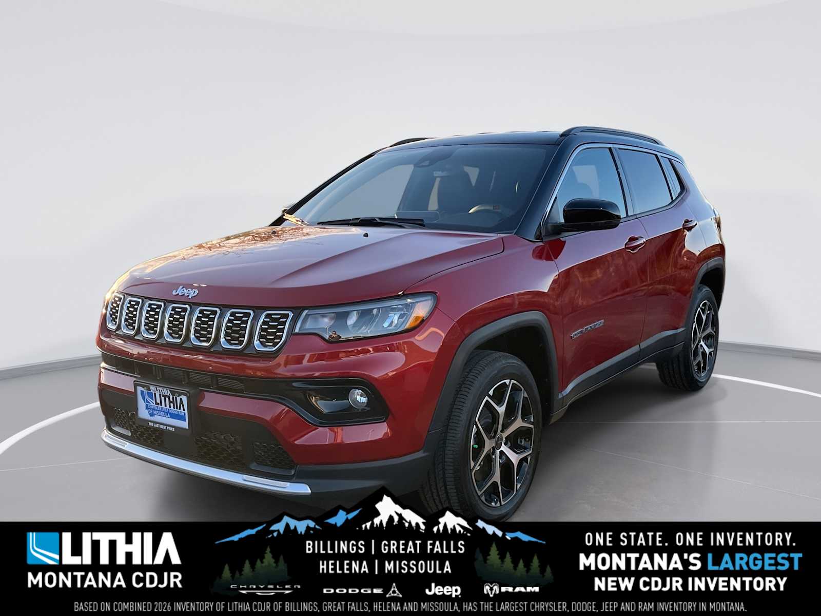 Red Hot Pearlcoat 2026 Jeep Compass SUV / Crossover Four-Wheel Drive 8-Speed Automatic