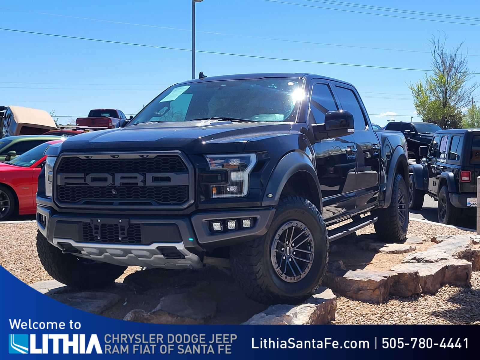 Agate Black Metallic 2019 Ford F-150 Raptor SuperCrew 4WD Pickup Truck Four-Wheel Drive Automatic