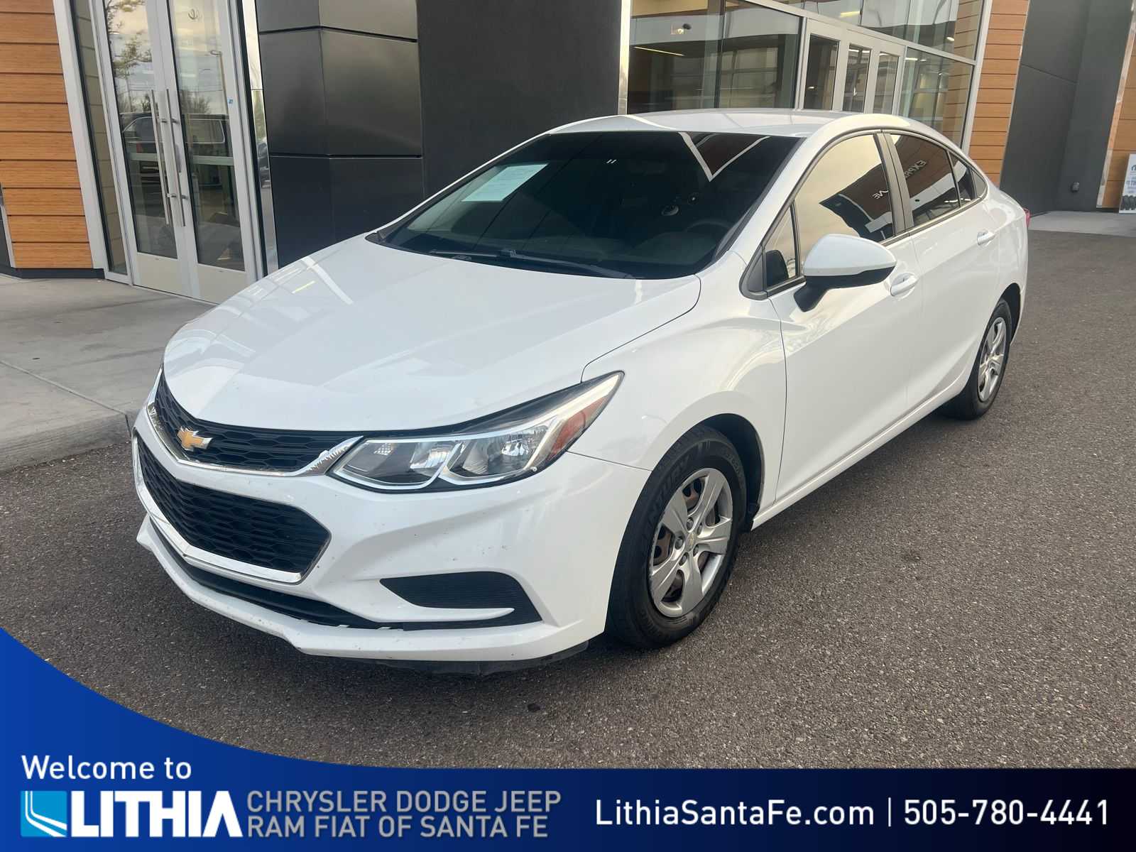 Summit White 2017 Chevrolet Cruze LS Sedan FWD Sedan Front-Wheel Drive 6-Speed Automatic