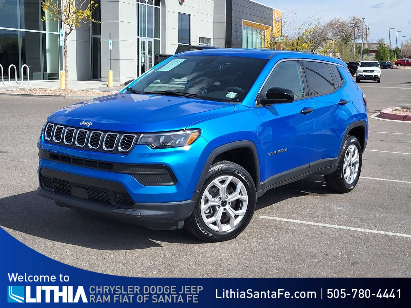 Hydro Blue Pearlcoat 2025 Jeep Compass Sport 4WD SUV / Crossover Four-Wheel Drive 8-Speed Automatic