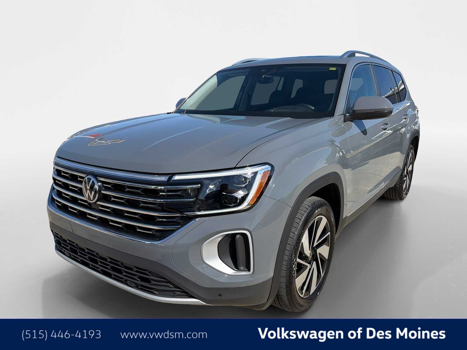 Gray 2025 Volkswagen Atlas SEL 4Motion SUV / Crossover All-Wheel Drive 8-Speed Automatic