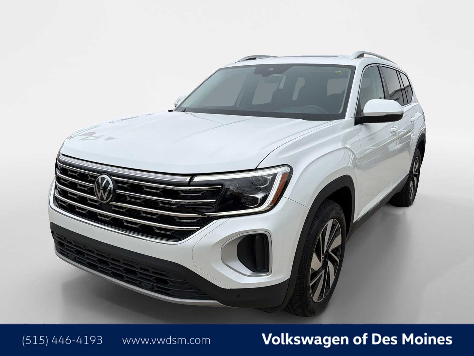White 2025 Volkswagen Atlas SEL 4Motion SUV / Crossover All-Wheel Drive 8-Speed Automatic