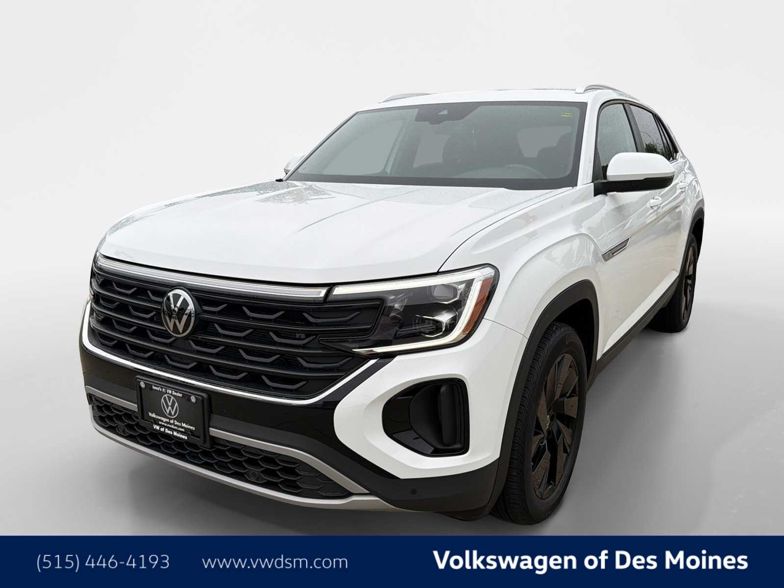 White 2025 Volkswagen Atlas Cross Sport SUV / Crossover All-Wheel Drive 8-Speed Automatic