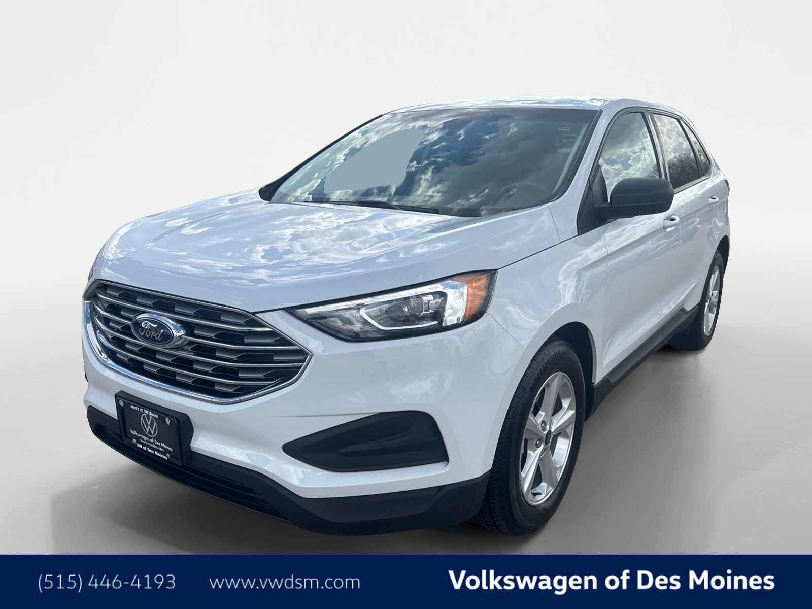 Oxford White 2020 Ford Edge SE AWD SUV / Crossover All-Wheel Drive 8-Speed Automatic