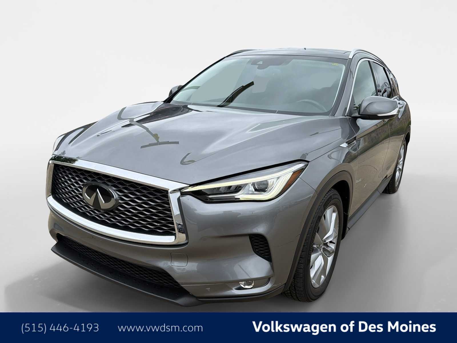 Gray (Graphite Shadow) 2021 INFINITI QX50 SUV / Crossover All-Wheel Drive Continuously Variable Transmission