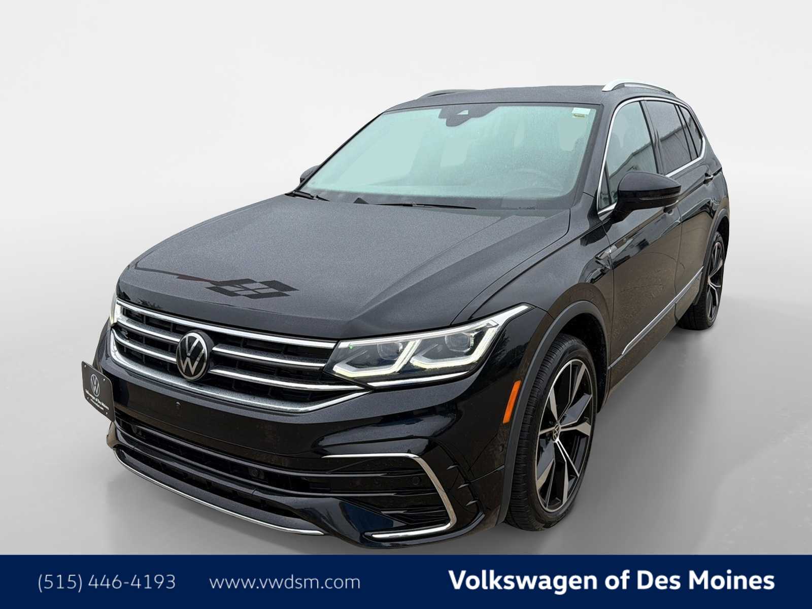 Deep Black Pearl 2023 Volkswagen Tiguan SUV / Crossover All-Wheel Drive 8-Speed Automatic