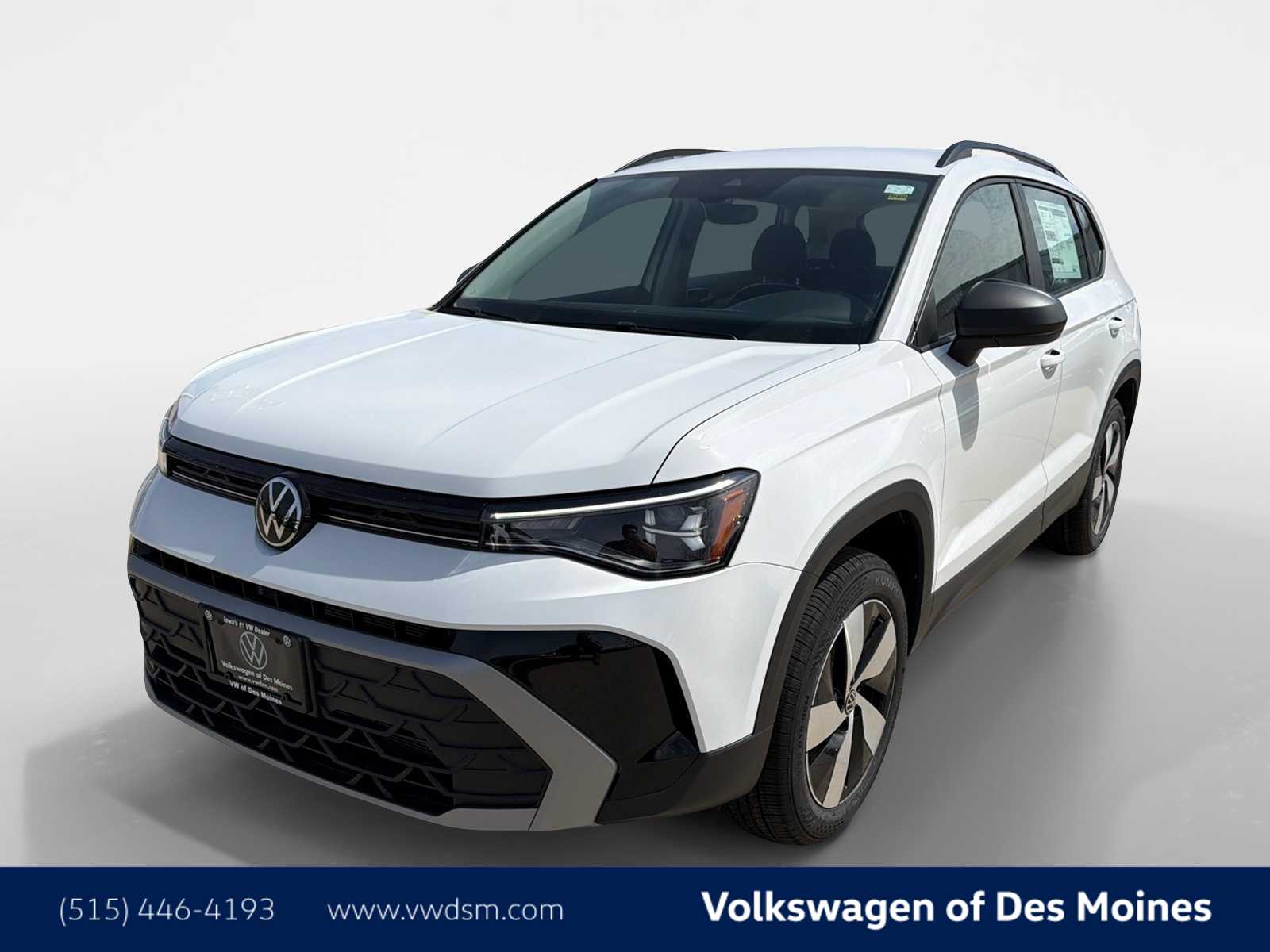 Pure White 2026 Volkswagen Taos S 4Motion SUV / Crossover All-Wheel Drive 8-Speed Automatic