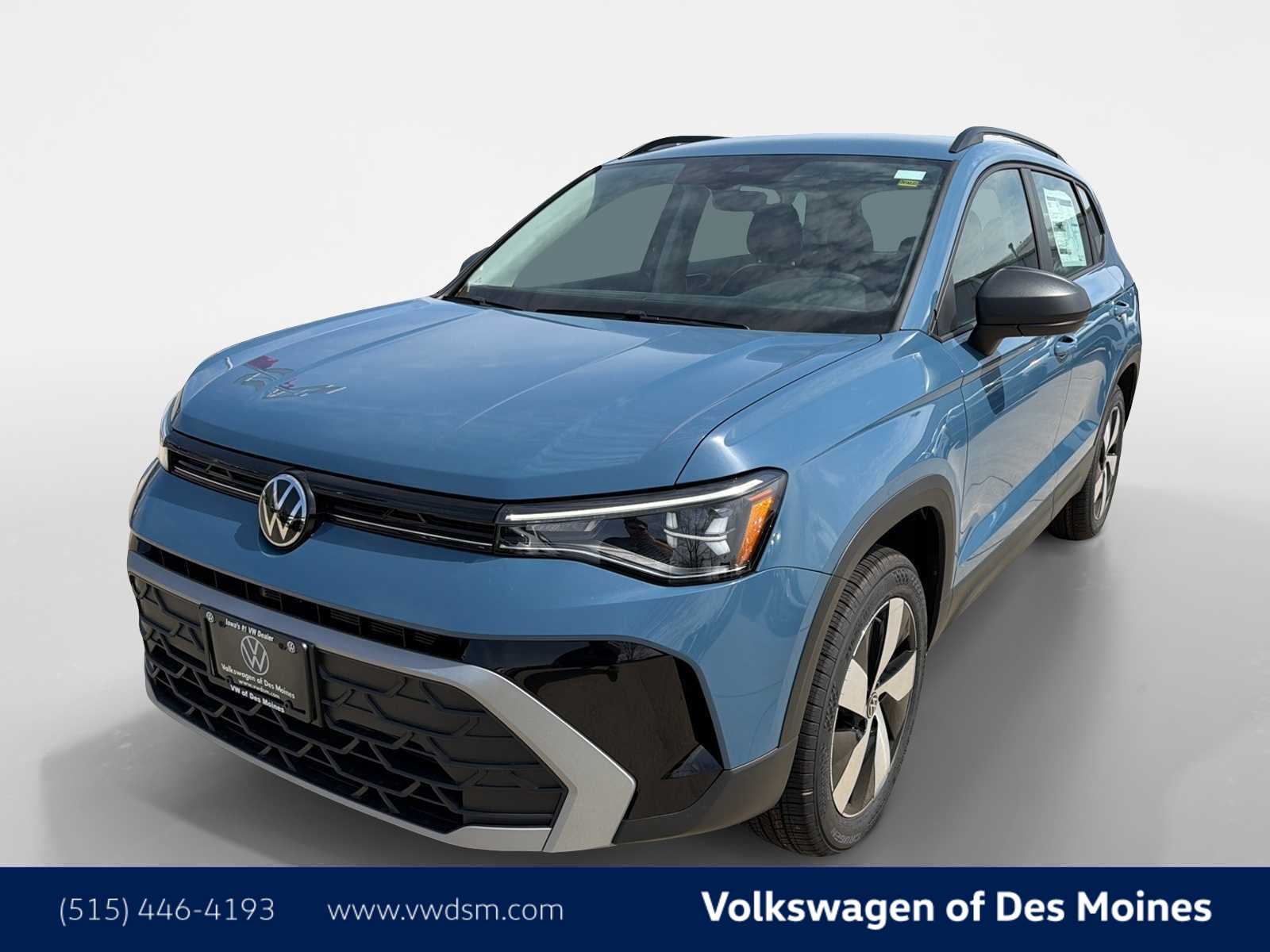 Monterey Blue Pearl 2026 Volkswagen Taos S 4Motion SUV / Crossover All-Wheel Drive 8-Speed Automatic