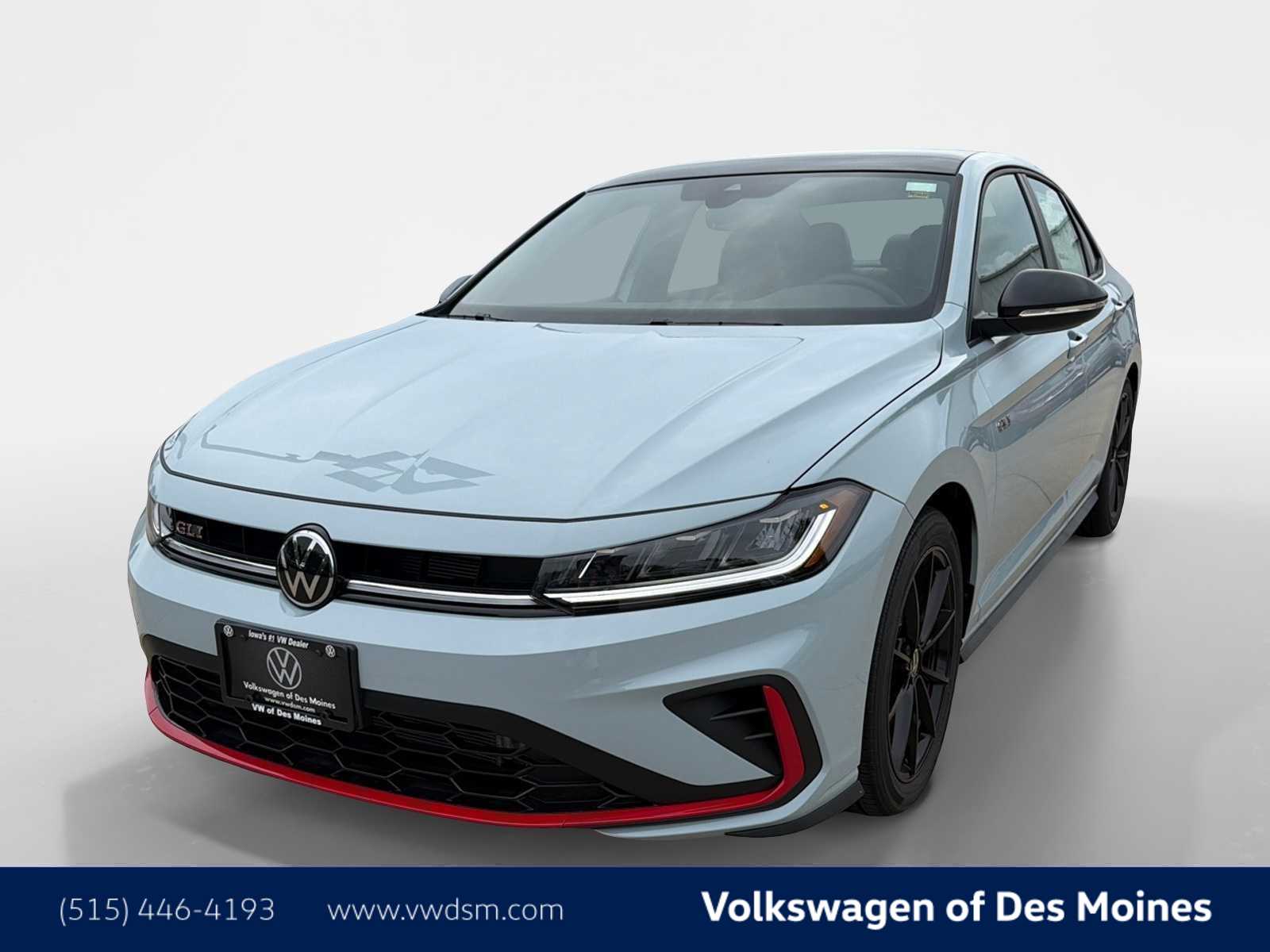 Monument Gray w/Deep Black Roof 2026 Volkswagen Jetta GLI Sedan Front-Wheel Drive 6-Speed Manual