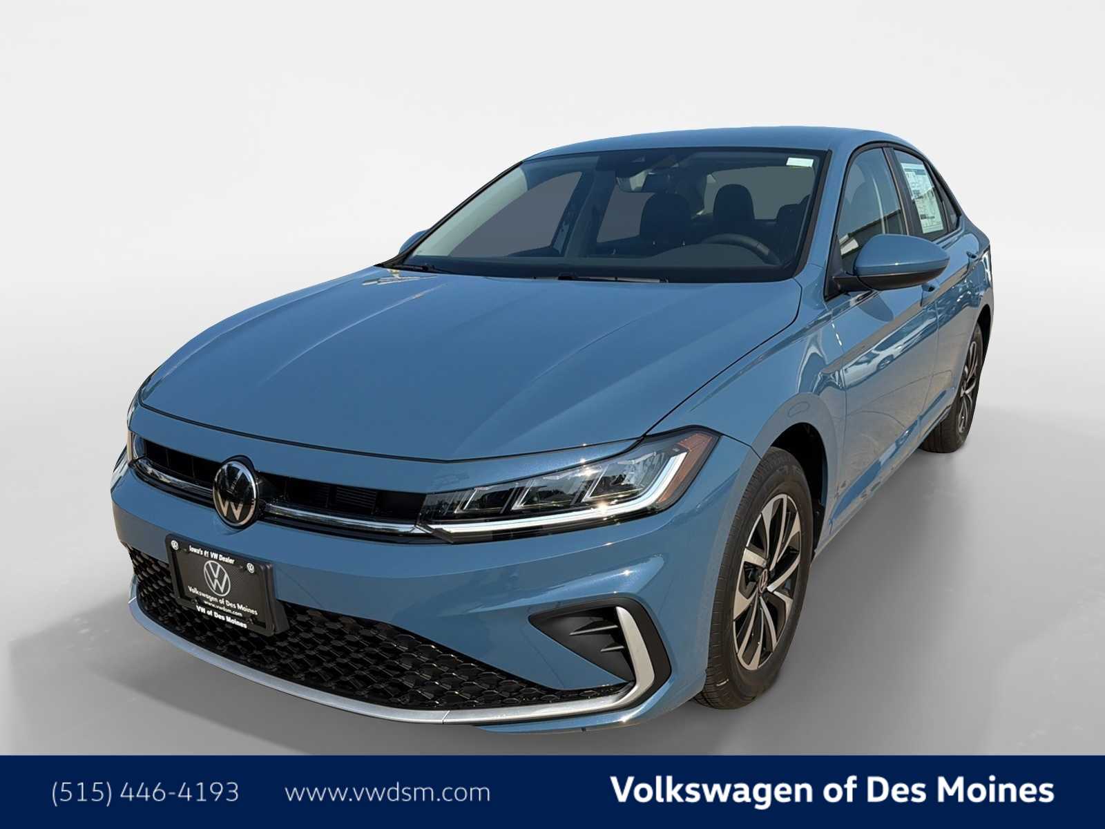 Blue 2026 Volkswagen Jetta Sedan Front-Wheel Drive 8-Speed Automatic
