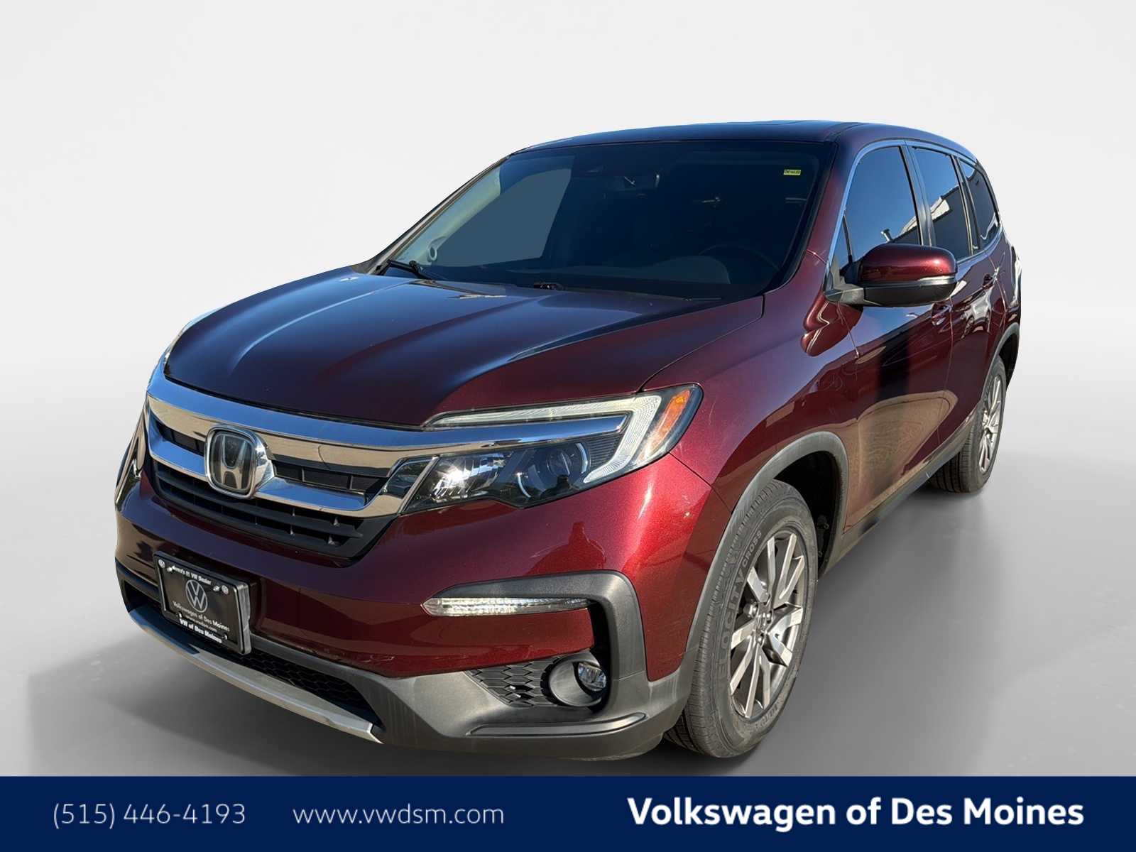 Red (Deep Scarlet Pearl) 2020 Honda Pilot SUV / Crossover All-Wheel Drive 6-Speed Automatic