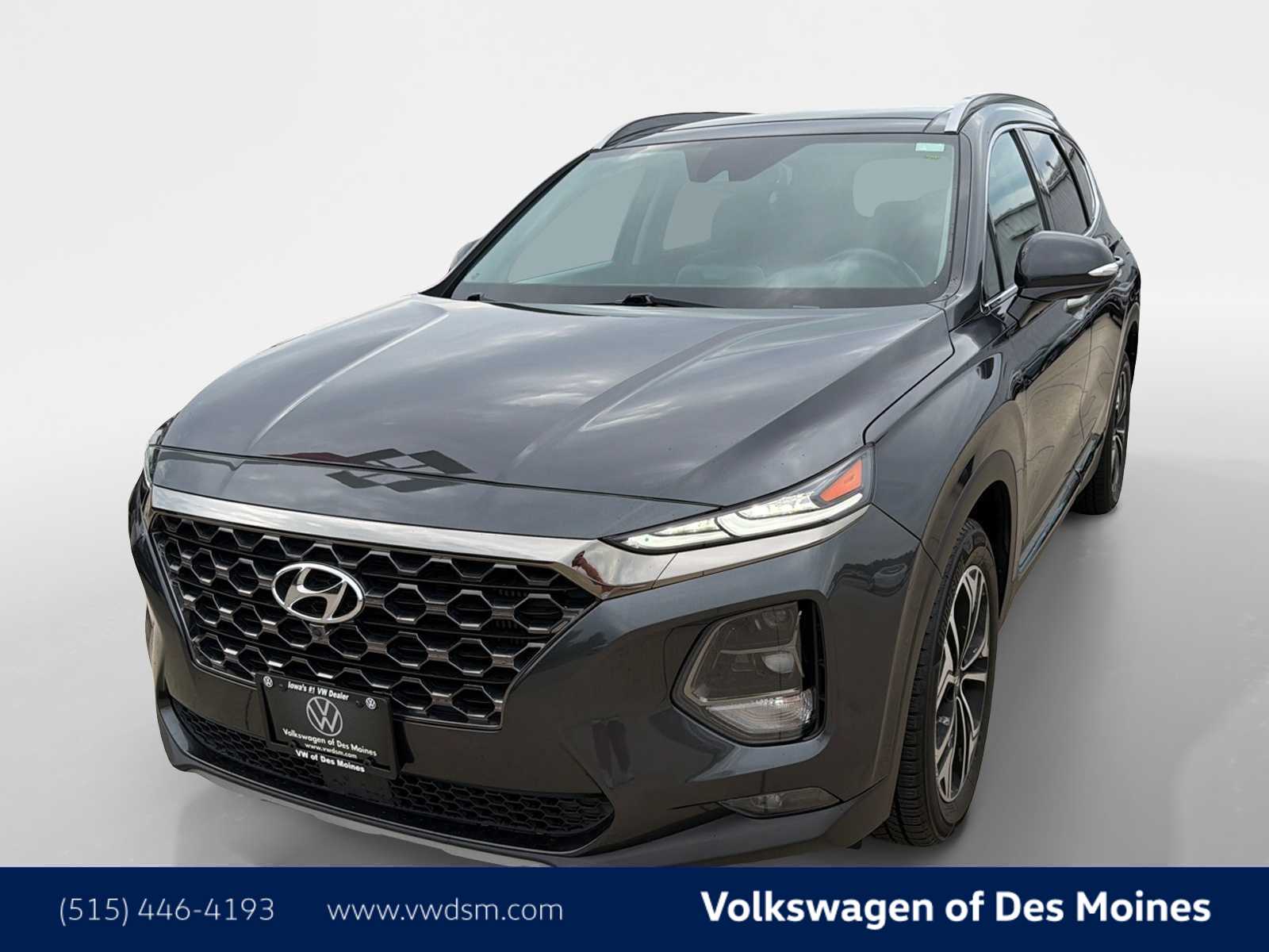 Portofino Gray 2020 Hyundai Santa Fe SUV / Crossover All-Wheel Drive 8-Speed Automatic