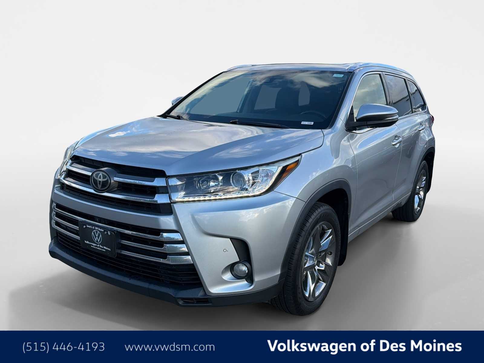 Silver 2018 Toyota Highlander SUV / Crossover All-Wheel Drive 8-Speed Automatic