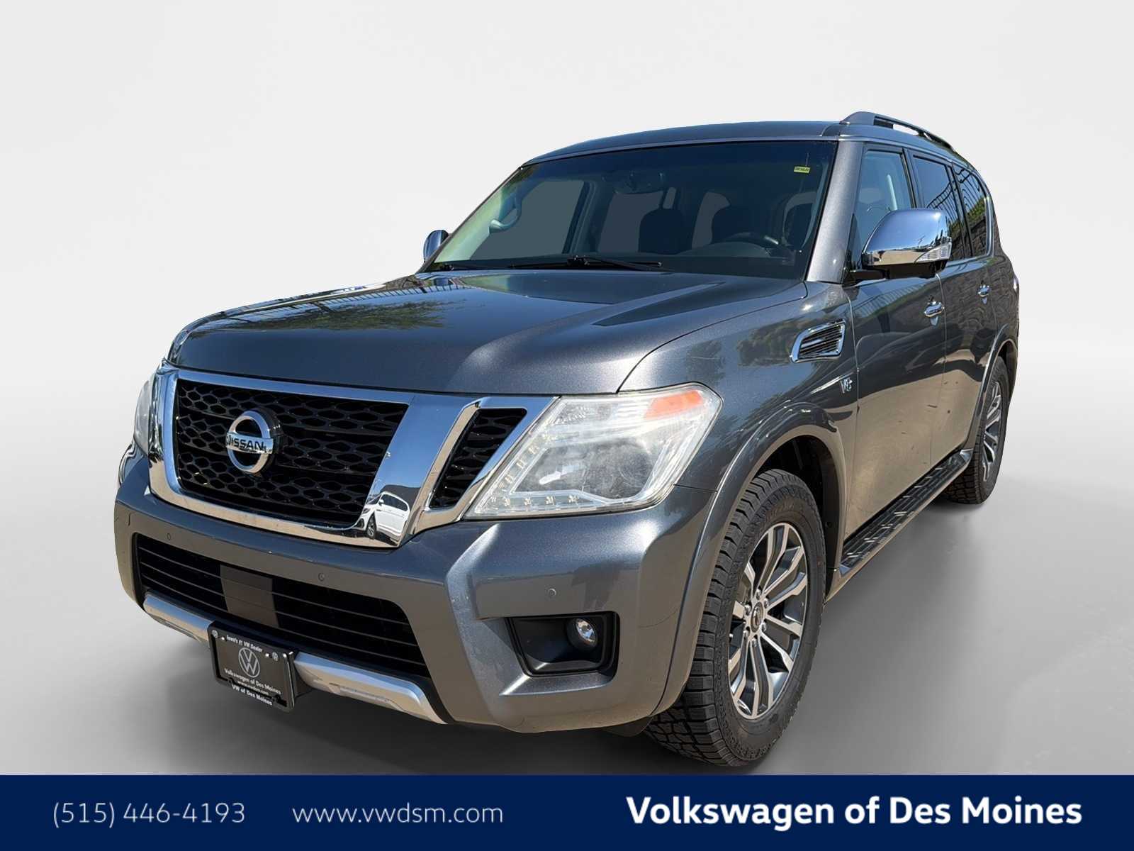 Gray (Gun Metallic) 2017 Nissan Armada SL 4WD SUV / Crossover Four-Wheel Drive 7-Speed Automatic