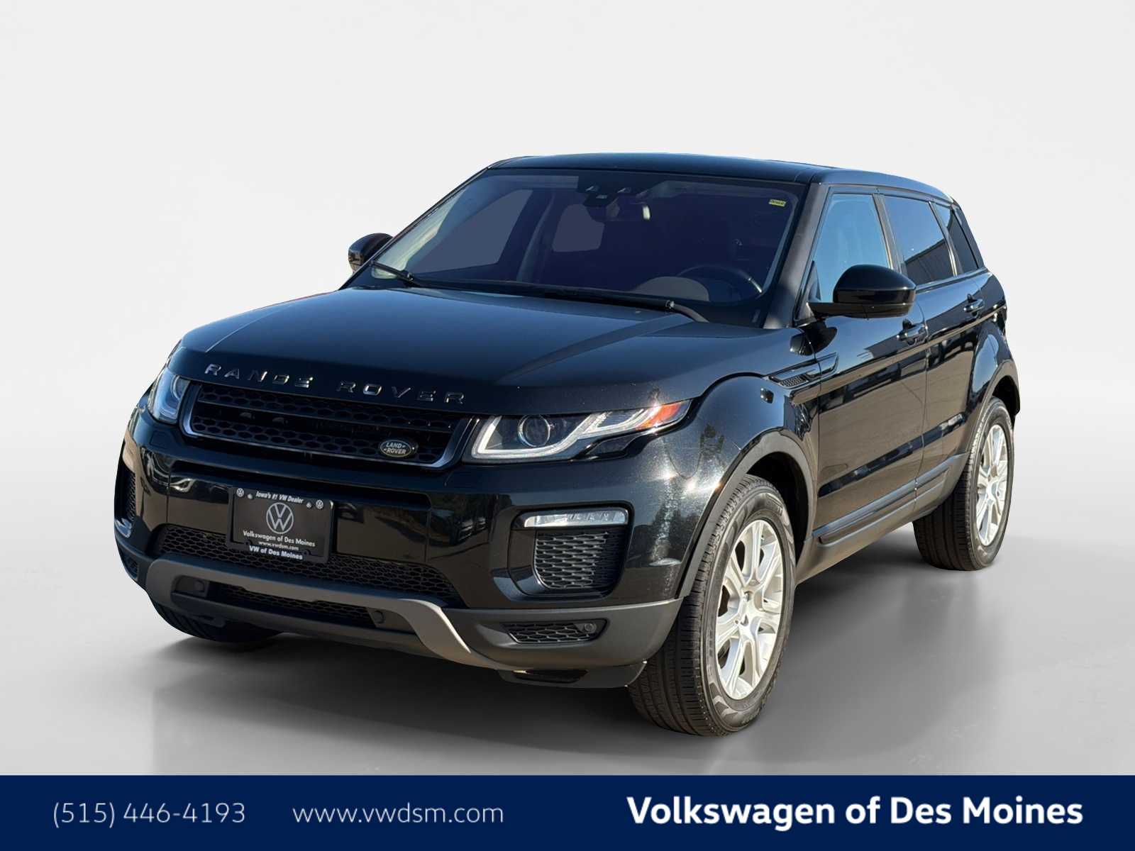 Black 2016 Land Rover Range Rover Evoque SUV / Crossover All-Wheel Drive 9-Speed Automatic