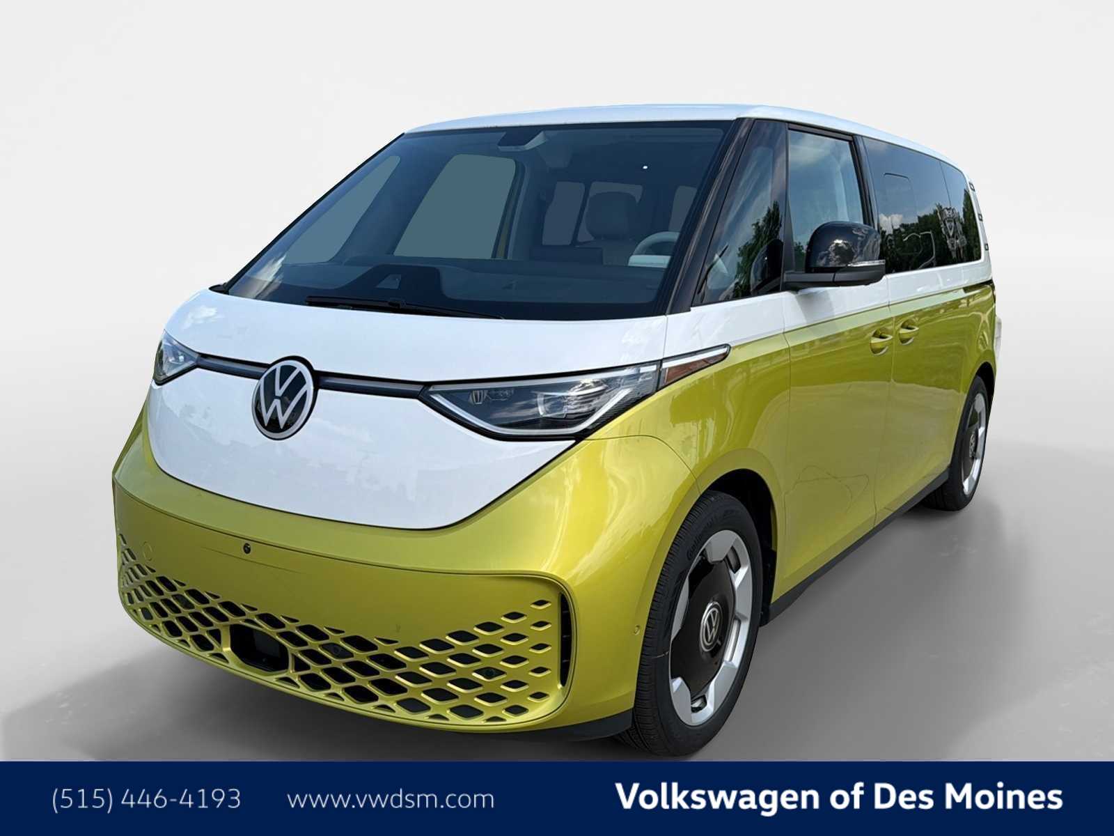 Pomelo Yellow 2025 Volkswagen ID.Buzz Pro S Plus 4Motion Minivan All-Wheel Drive 1-Speed Automatic