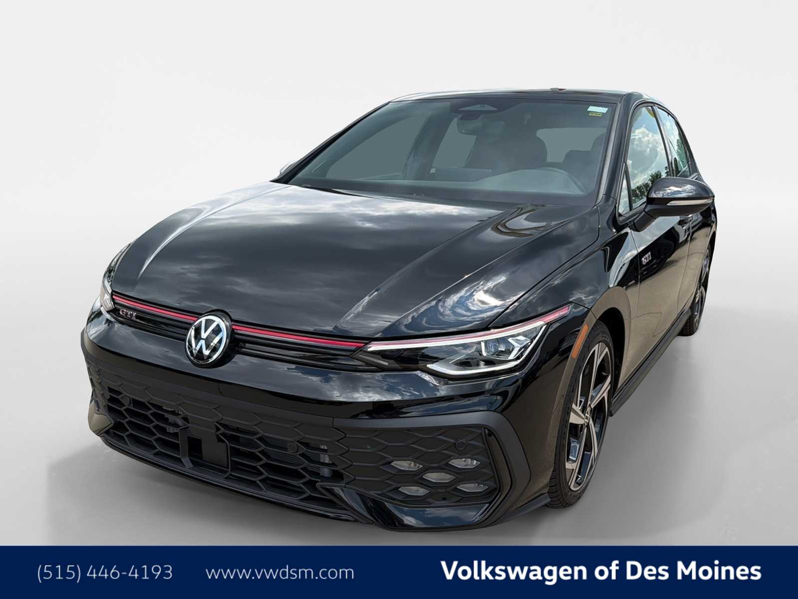 Mythos Black Metallic 2026 Volkswagen Golf GTI Hatchback Front-Wheel Drive 7-Speed Automatic