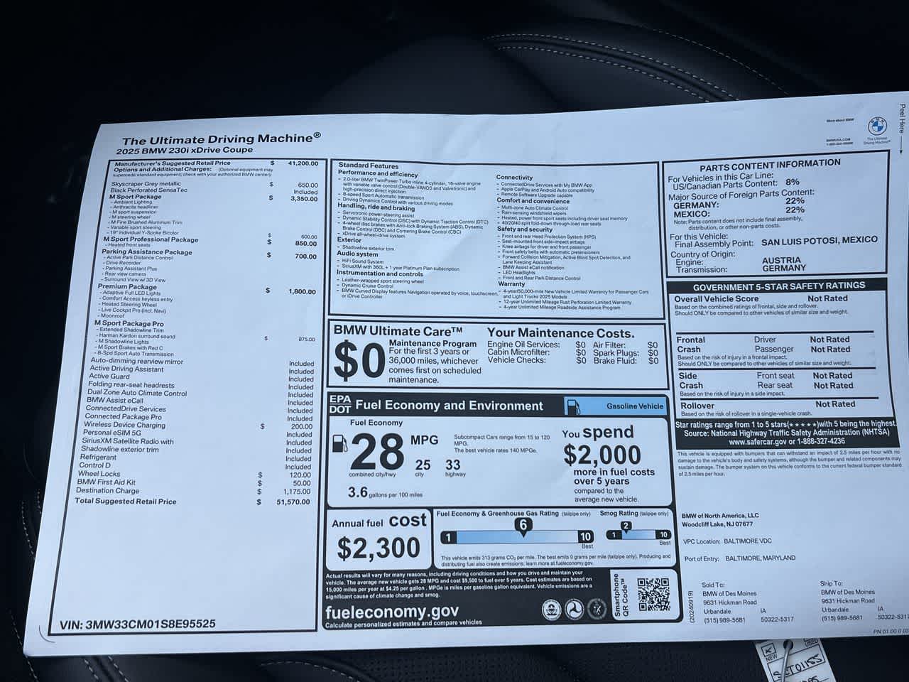 2025 BMW 2 Series 230i xDrive 35