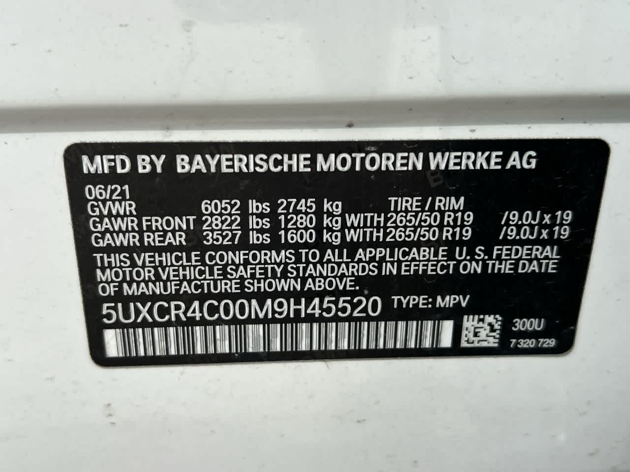 2021 BMW X5 sDrive40i 45