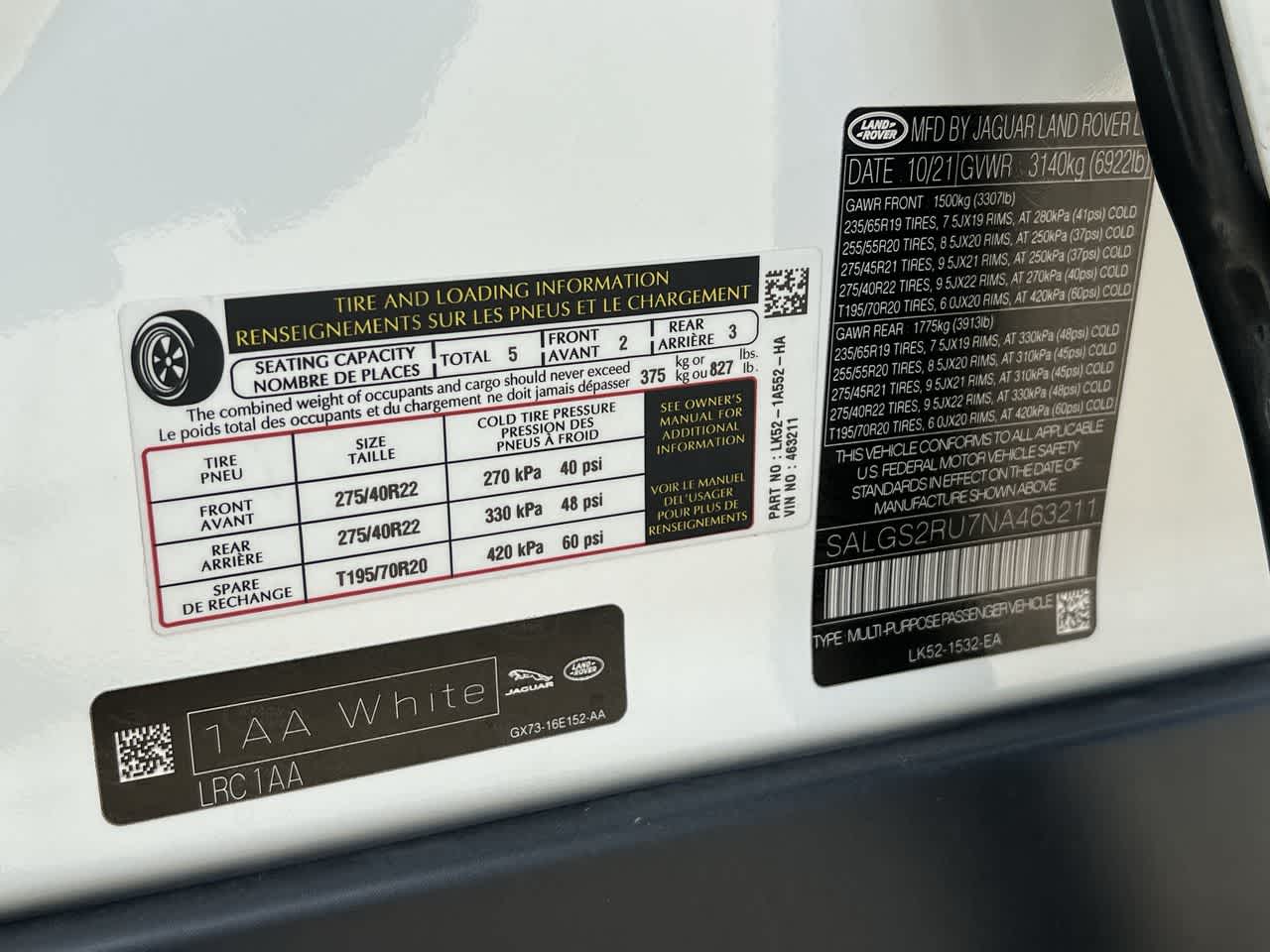 2022 Land Rover Range Rover Westminster 37