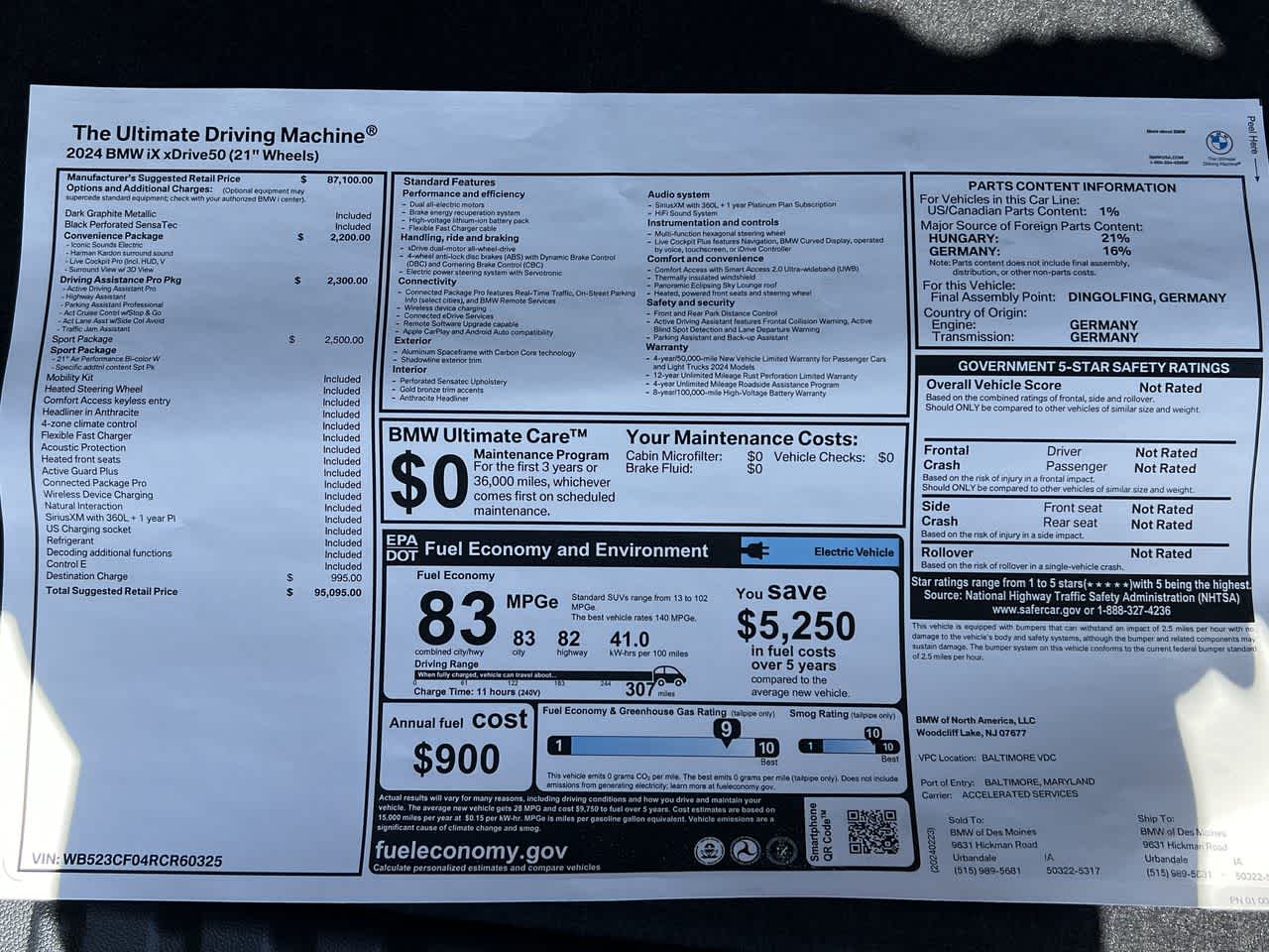 2024 BMW iX xDrive50 37