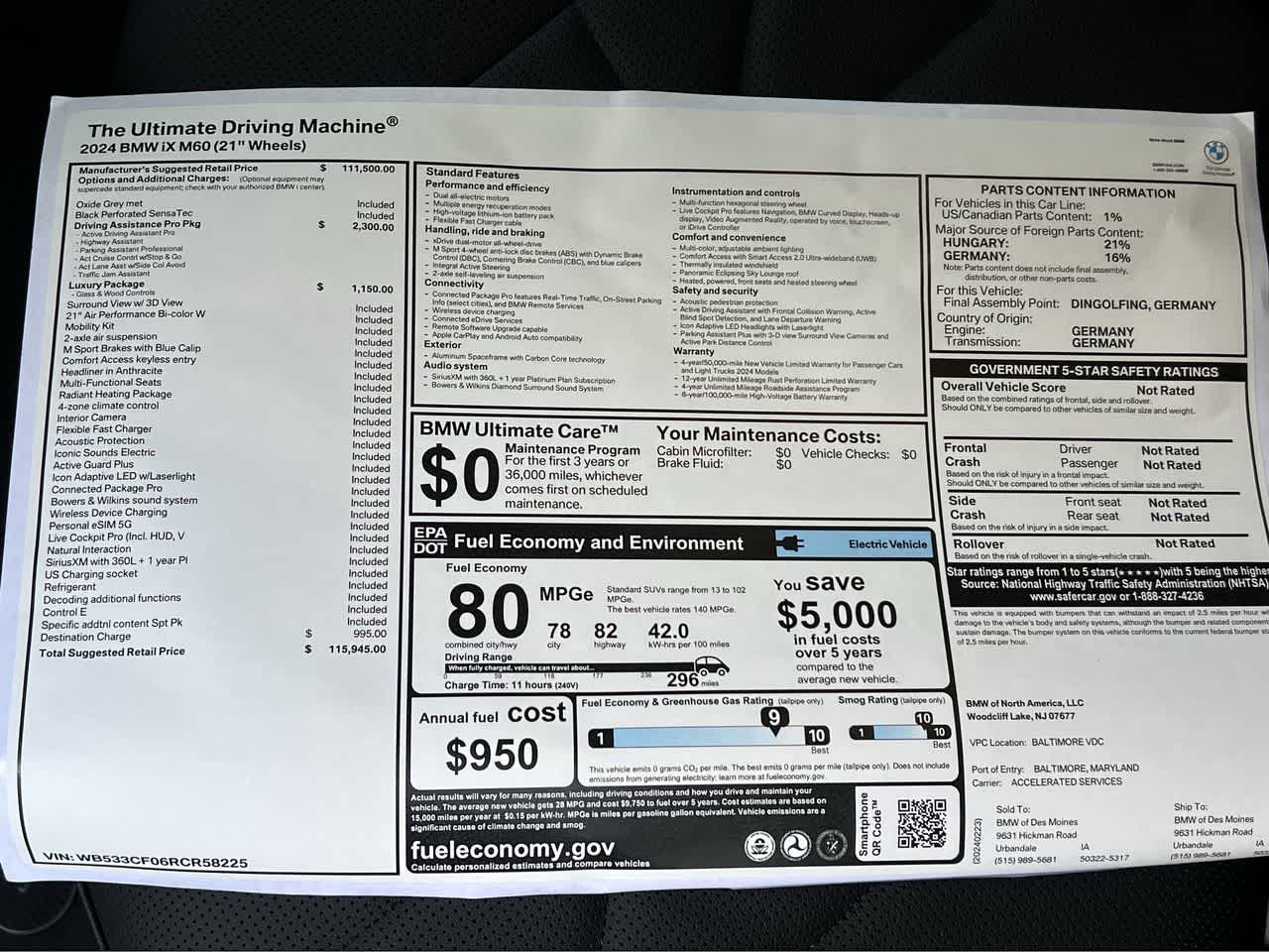 2024 BMW iX M60 37