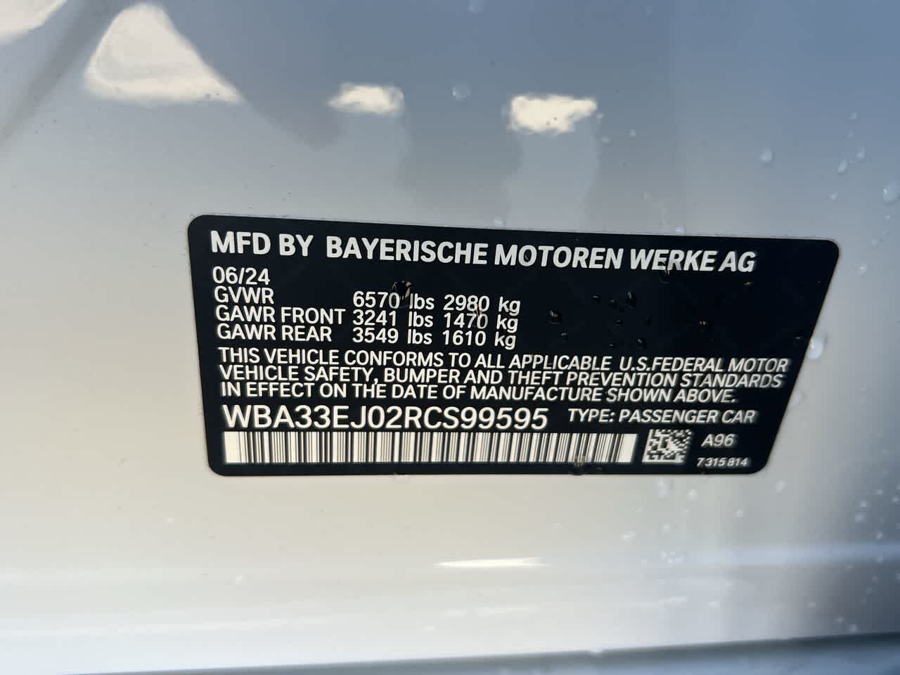 2024 BMW 7 Series 760i xDrive 36